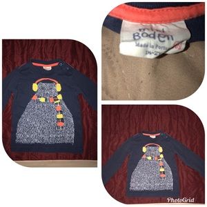Mini Boden 1.5-2y Appliqué L/S Tee